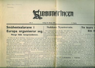 1951 nr 003 Sunnmøringen