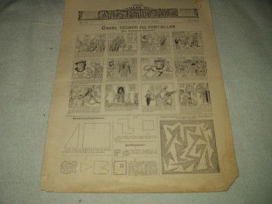 1906 nr 032 Første tillæg til Allers Familie Journal ONKEL TEGNER OG FORTELLER På baksida: Et par gode venner