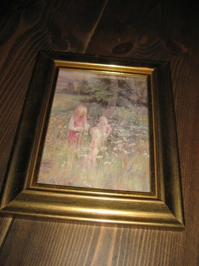 Bilde med motiv Eirin Borg Ca 15*18 cm stort BORG ramme Sarpsborg