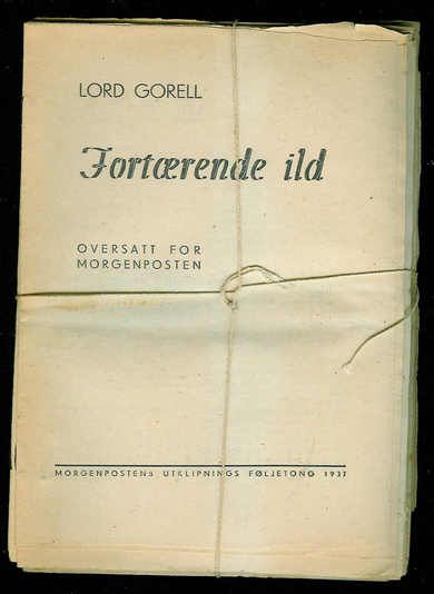 LORD GORELL: Fortærende ild. 1937