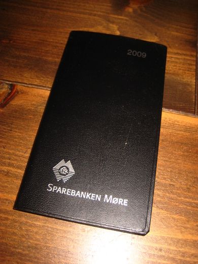 Reklamesak fra Sparebanken Møre, 2009, Den 7. sans, ubrukt. 