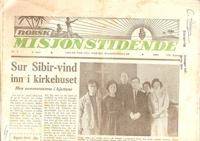 1963 nr 009 NORSK MISJONSTIDENDE