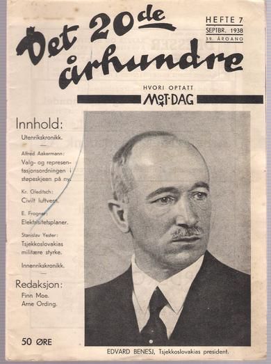 1938 nr 007 Det 20de århundre