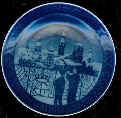 1988 pynteplatte fra Royal Copenhagen!