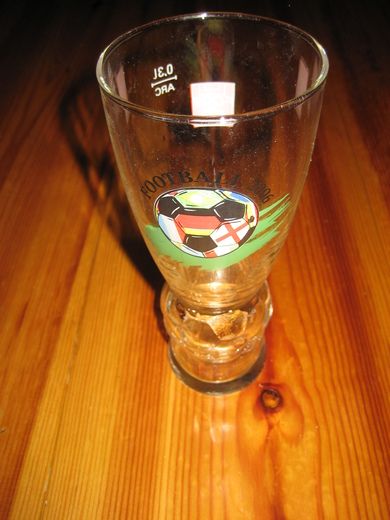 Pent glass FOTBALL 2006