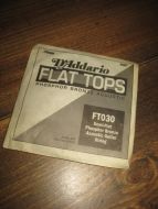 Pakke med innhold D'Addario FLAT TOPPS