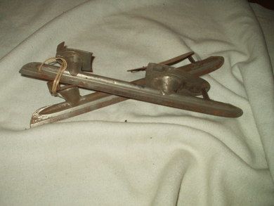 Gamle lengdløps skøyter