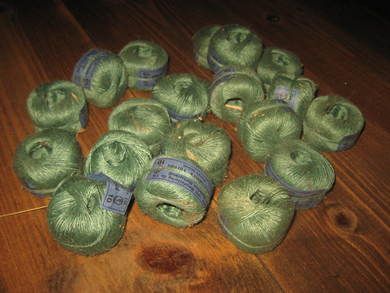 Lott med skomakkertråd selges under ett