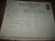 J E MOWINCKEL KOLONIAL - FETEVARER - FRUKT - MEL - FOR Bergen 11 1 1954 44732
