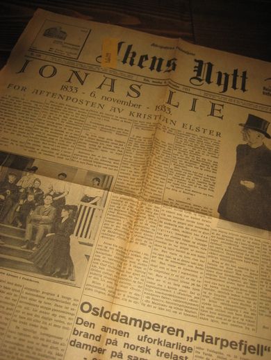 1933 NR 130 Ukens Nytt JONAS LIE