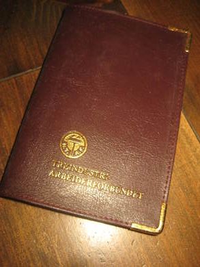 Ubrukt notathefte fra TREINDUSTRI ARBEIDERFORBUNDET 2006