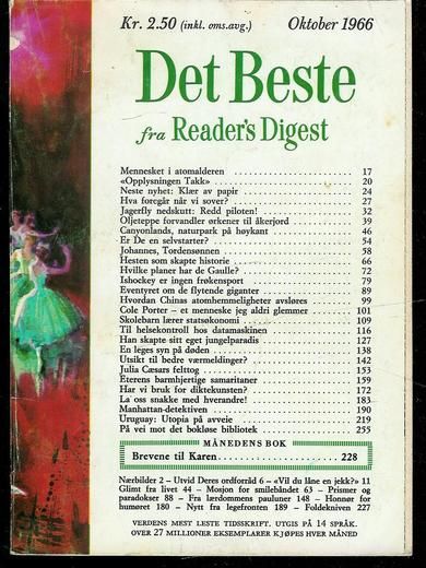 1966 nr 010 Det Beste fra Reader's Digest
