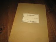 Ubrukt kassabok for Norsk Bonde- og Småbrukerlag 70 tallet