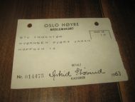 Medlemskort i Oslo Høyre, 1963, 014475.