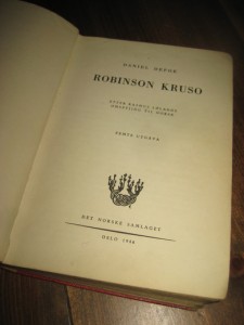 DEFOE: ROBINSON KRUSO. 1946.