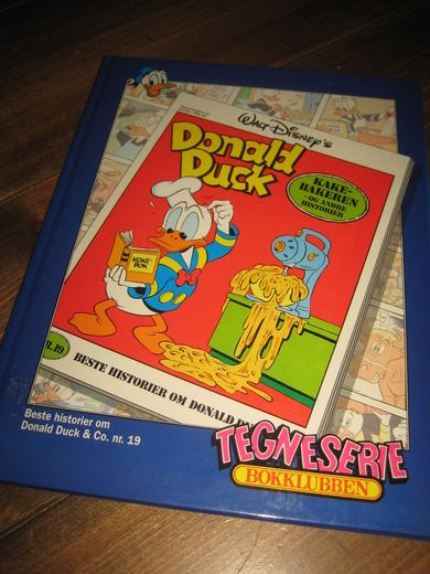 TEGNESERIE BOKKLUBBEN DONALD DUCK KAKEBAKEREN - og andre historier 1993