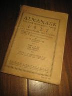 1927, ALMANAKK FOR ÅRET EFTER KRISTI FØDSEL. DEN SØNNENFJELDSKE UTGAVE.