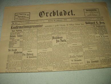 1900 nr 224 Ørebladet