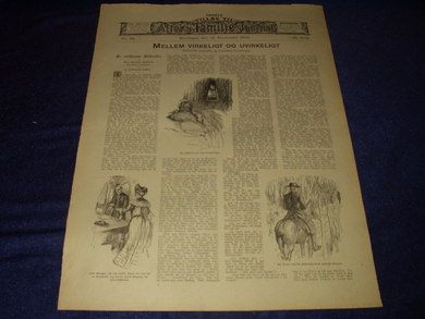 1904 nr 046 Tilæg til Allers Familie Journal MELLEM VIRKELIGT OG UVIRKELIGT