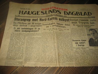 1950 nr 238 HAUGESUNDS DAGBLAD