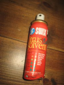 SWIX Sitrus Solvent. Brukt sprayboks, 70-80 tallet
