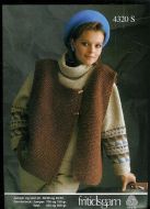 4320 S, JUMPER OG VEST, fritidsgarn fra SANDNES Uldvarefabrik, Sandnes.