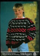 4371 S, JUMPER, fritidsgarn fra SANDNES Uldvarefabrik, Sandnes
