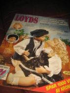 LOYDS KATALOG fra 80 tallet