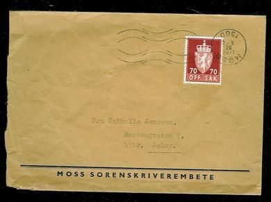 Moss 1971 Moss Sorenskriverembete