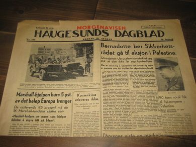 1948 nr 192 HAUGESUNDS DAGBLAD