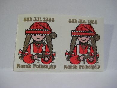 1982, Norsk Folkehjelp. 2 stk.