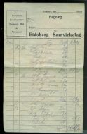Faktura fra Eidsberg Samvirkelag i 1923 (mai)