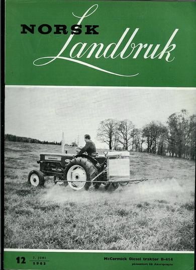 1963 nr 012 NORSK Landbruk