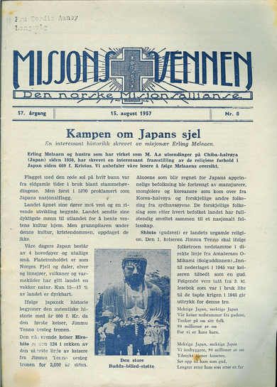 1957 nr 008 MISJONSVENNEN