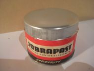 Strøken boks med ubrukt innhold JOBRAPLAST fra Jobra Fabrikker Oslo 50 tallet