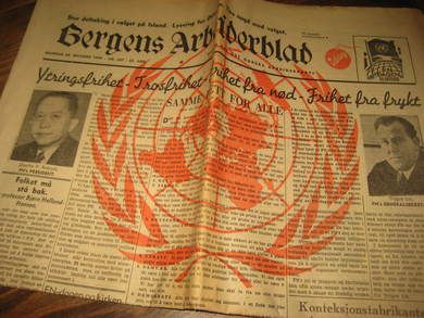 1949 nr 247 24 oktober Bergens Arbeiderblad