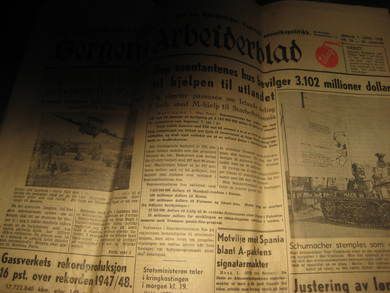 1950 nr 078 1 april Bergens Arbeiderblad