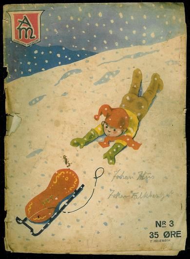 Omslag til Arbeidermagasinet nr 3 årstall ukjendt