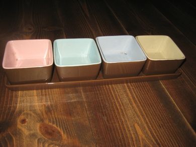 Noe for din interresse? Ca 36 cm langt keramikk 5 deler