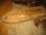 Flytestokk brukt ved garnfiske i gamle dager ca 37 cm lang Pen til dekorering i sjøbu etc