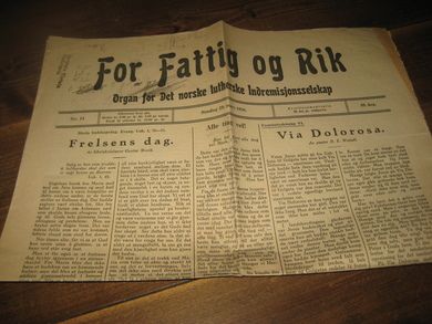 1936 nr 014 For Fattig og Rik