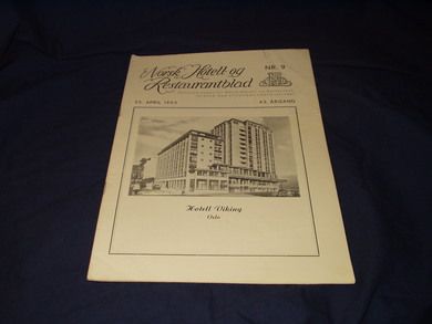 1952 nr 009 Norsk Hotell- og Resturantblad