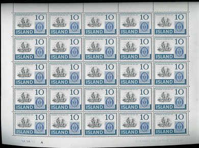 1973, helark postfrisk, Island