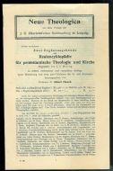 Neue Theologica.