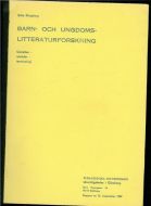 Klingberg: BARN- OCH UNGDOMS- LITTERATURFORSKNING. 1969.