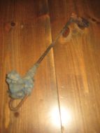 Gammelt smiutstyr ca 26 cm lang