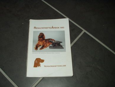 1993 Resultathefte / Årbok fra Norsk Irsksetterklubb