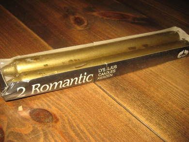 Uåpna pakke 2 ROMANTIC lys noe for deg?