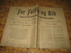 1952,nr 042, For Fattig og Rik.