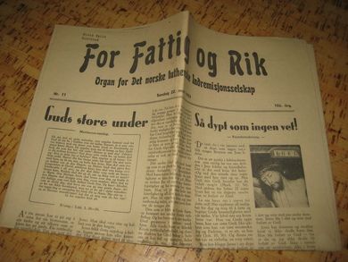 1953 nr 011 For Fattig og Rik